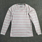 Smartwool Shirt Womens Size Medium Gray Ash Heather Striped Merino 150 Baselayer Pre-owned. Price: $39.99.