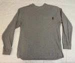 Wolverine Men's Light Grey Heathered Long Sleeve Crew Neck Shirt Euc Layer Pre-owned. Price: $9.99.