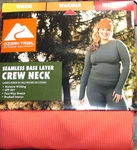 Women Ozark Trail Crew Neck Seamless Base Layer Top Coral Zest ,orange,new. Price: $9.99.