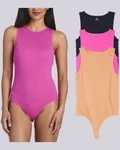 Real Essentials Pack: Ladies Ribbed High Neck Tank Top Bodysuits SET3 X-small New. Price: $24.99.