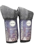 Mens 80% Merino Wool Socks 6 Pairs Thermal Cushioned Reinforced New. Price: $36.99.