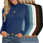 Neer 5 Pack Women's Turtleneck Long Sleeve Tops Basic Thermal Cotton Underwea... New. Price: $75.16.