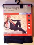 Cuddl Duds Climate Right Women's Leggings Blue Plush Warmth Base Layer Xs New. Price: $14.98.