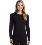 Cuddl Duds Women's Black Softwear Stretch Long-sleeve Layering Top Xs New. Price: $32.00.