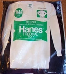 Vintage 70'S Hanes Mens Thermal Top Long Sleeve Crew Neck Xl Tall Cotton Poly New. Price: $24.99.