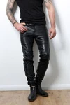 Handmade Men Genuine Sheep Leather Party Pants Slim Fit Real Trousers New. Price: $107.98.