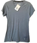 Nwt Smartwool Women Merino 150 Baselayer Short Sleeve Top Striped Pebble Gray New. Price: $49.95.