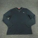 Puma Shirt Mens Xl Black Long Sleeve Thermal Waffle Knit Crewneck Casual Top Pre-owned. Price: $15.29.