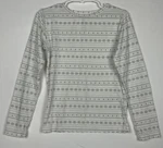 32 Degrees Kid's Heat Base Layer Top Small 6/7 Frozen Snowflake White Pre-owned. Price: $9.99.