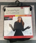 Climate Right By Cuddl Duds Stretch Thermal Guard Ls Crew Top Black Size Nwt New. Price: $9.99.