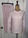Mossy Oak Womens Thermal Waffle Baselayer Top & Bottom 2 Pc Set Pink Size New. Price: $25.00.