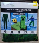 Climateright By Cuddl Duds Boys Minecraft Warm Underwear Size 8/10 Brand New. Price: $14.95.