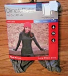 Climate Right Cuddl Duds Black/gray Plush Warmth Ls Crew Women's Size Xs Nip New. Price: $10.99.