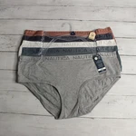 Nautica Women's Organic Underwear Size Xl Set Of 5 Panties Logo Waist New. Price: $39.99.