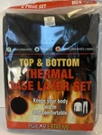 Polar Extreme Thermal Base Men's Layer Large Black Top/bottom Set #gmb-pdq-mb New. Price: $14.98.