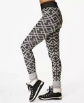 Sweaty Betty Ski Base Layer Legging Black Geo Jacquard Extra Small Xs New. Price: $27.99.