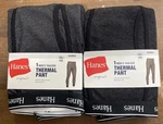 Hanes Original Thermal Pant Tagless Xxl X2 Black Comfort Elastic Functional Fly New. Price: $19.99.