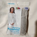 Fruit Of Loom Women Top Thermalwear Grey Long Sleeve Size 2XL New. Price: $6.99.