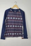 Terramar Women Shirt Pullover Crew Climasense Genesis Nordic Print Fleece New. Price: $23.00.