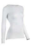 Indera Warmwear Traditional Thermal - Long Sleeve White Women Size New. Price: $13.00.
