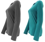 Terramar Women's Mid Weight Rayon Crew Long Sleeve Top Baselayer Thermal Shirt New. Price: $19.99.