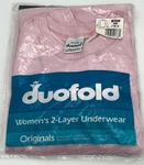 Duofold Women's 2 Layer Underwear Crew Top Size Pink Base New. Price: $29.00.