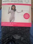 Warm Essentials By Cuddl Duds Sweater Knit Thermal Crewneck Top Size Nib New. Price: $12.50.