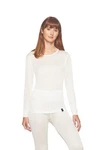 Terramar Women's Thermasilk Pointelle Scoop X-small Natural New. Price: $82.57.