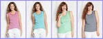 Lands' End Cotton Interlock Women's Tank Top $25 Nip New. Price: $5.99.