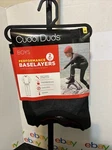 Cuddl Duds Boys Medium Performance Baselayer Set L/sleeve Crew/pants Black- New. Price: $16.00.
