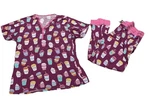 Little Sleepies Plum Love You Latte Women's Pajama Set Top-size H81 Pre-owned. Price: $35.00.