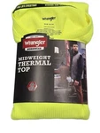 Mens Wrangler Mid Weight Thermal Top Shirt Green Wicking Size Med 32-34 New. Price: $14.99.