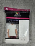 Fruit Of The Loom Mens 3XB Premium Man 3PK Big Crew Undershirt White Nwt New. Price: $14.99.