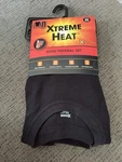 Brand New Xtreme Heat Mens Black Thermal Shirt & Pants Set Size Medium. Price: $20.00.