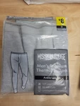 Mission Ridge Men's Premium Thermal Pants Ankle Length Grey 2XLARGE Long Johns New. Price: $18.87.