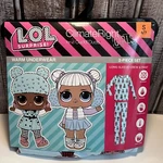 Lol Surprise Cuddle Duds Girl 2 Piece Top Pants Small 6/7 Pjs Warm Underwear New. Price: $9.99.