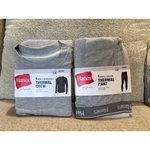 Hanes Originals Mens Thermal Set Reversible Crew Top And Pants Gray Large New. Price: $16.40.