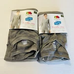 Womens Xl 16 18 Thermal Crew Shirt Gray (2-PACK) Fruit Of Loom New. Price: $23.99.