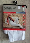 Climate Right Cuddl Duds Women's Leggings Stretch Plush New Size 6 8 Thermal. Price: $17.99.