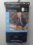 Cuddl Duds Performance Baselayer Blue Breathable Thermal Long Sleeve Crew Mens New. Price: $10.99.