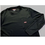 Wrangler Workwear Black Thermal Charcoal Zip Pocket Shirt Men's Size Large Pre-owned. Price: $16.99.