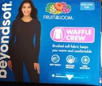 Fruit Of Loom And Women's Plus Waffle Thermal Undewear Pant Size 3X 22 New. Price: $22.99.