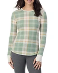 Cuddl Duds Cozy Stretch Thermal Long Sleeve Crewneck Top X-large (18-20) Plaid New. Price: $31.49.