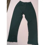 Jockey Waffle Knit Lounge Pants Womens Small Green Excellent Thermal Sleepwear Pre-owned. Price: $13.00.