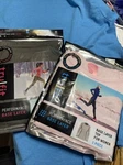 Trufit Women's Size Small Performance Gray Leggings Pink Top Base Layer Lining New. Price: $14.99.