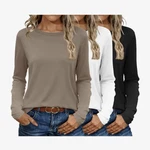 Ekouaer Long Sleeve Shirt Women Multi-pack Crewneck Top Casual Base Layer 3 New. Price: $30.00.