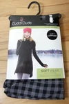 Cuddl Duds Softwear With Stretch Women's 1X Cowl Tunic Thumbholes Blk Check New. Price: $15.29.
