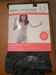 Womens Cuddl Duds Warm Essentials Black Long Sleeve Crew Shirt Large New. Price: $10.55.
