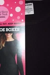 Joe Boxer Women's Long Sleeve Crew Neck Thermal Black Shirt Top S, M, Or New. Price: $14.98.