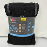Fruit Of Loom Size (42-44") Men Black Waffle Crew Thermal Top 2-PACK New. Price: $23.00.